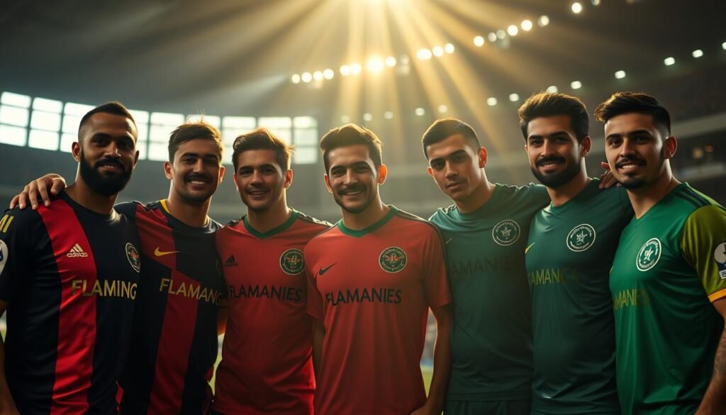 jogadores que jogaram no Flamengo e Palmeiras