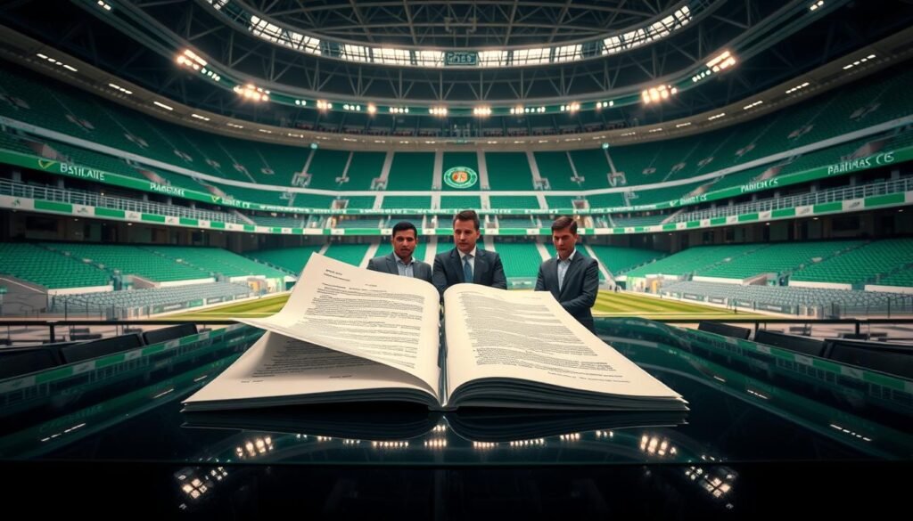 mudanças no contrato do Palmeiras