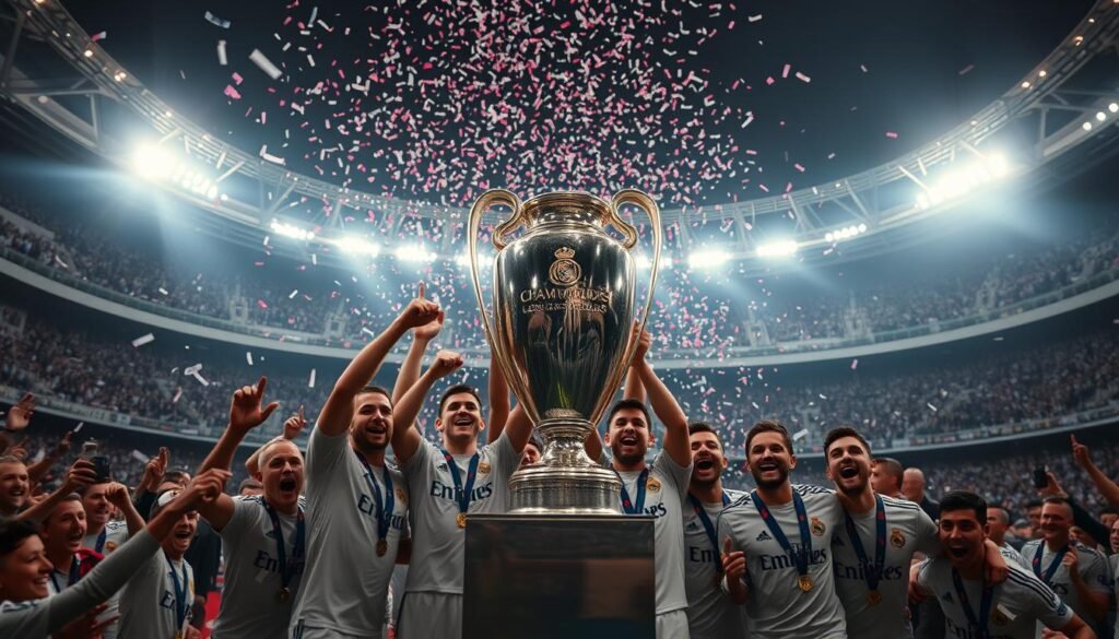 sucesso Real Madrid Champions League