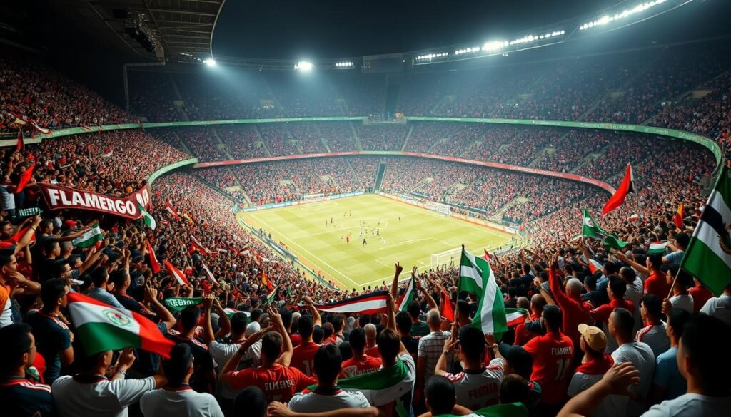 torcidas de Flamengo e Palmeiras