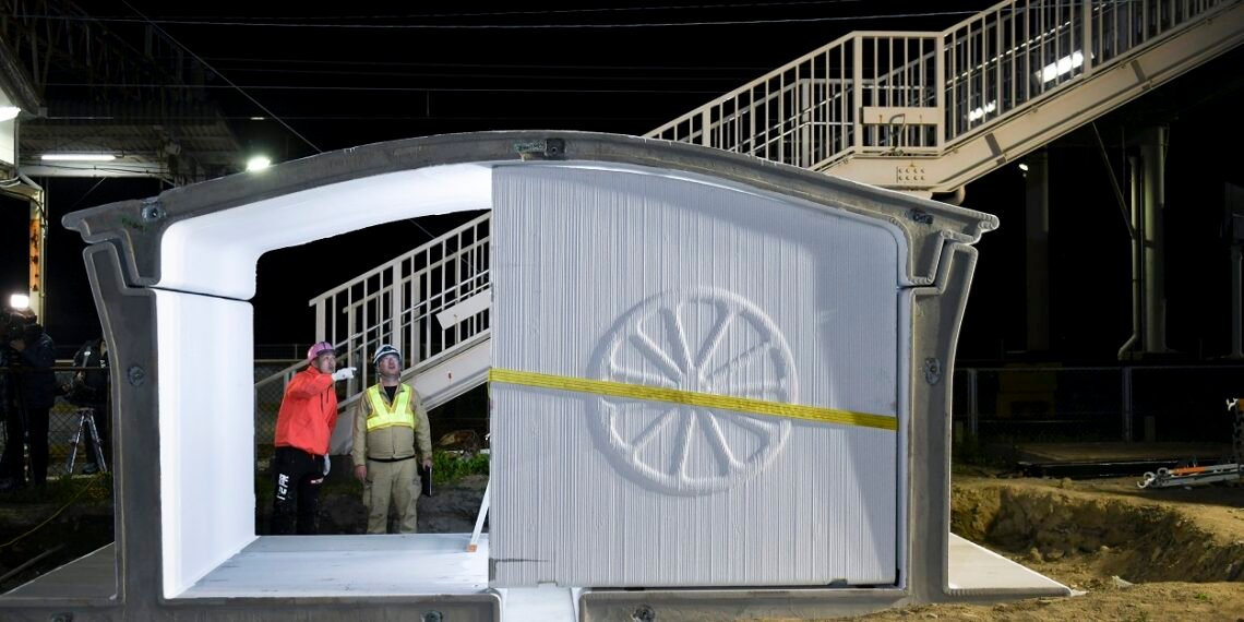 Como o Japão construiu uma estação de trem impressa em 3D em 6 horas