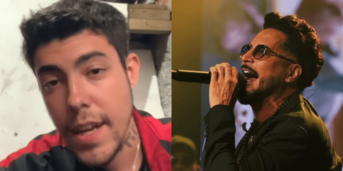Guilherme Rocha, filho de Latino, voltou a se pronunciar após polêmica com o pai • Instagram/Latino/Namentti