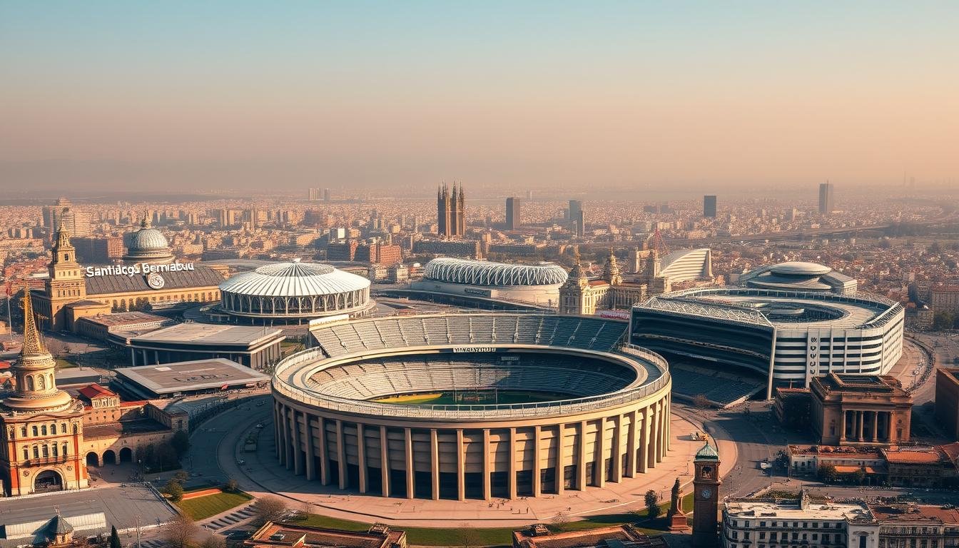 estádios emblemáticos do Real Madrid além do Bernabéu