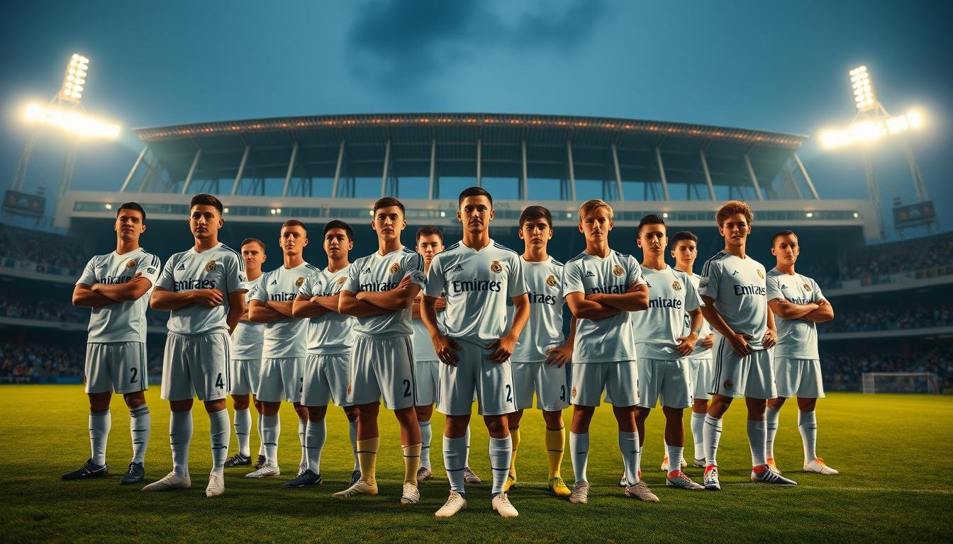 jovens promessas do Real Madrid com futuro promissor