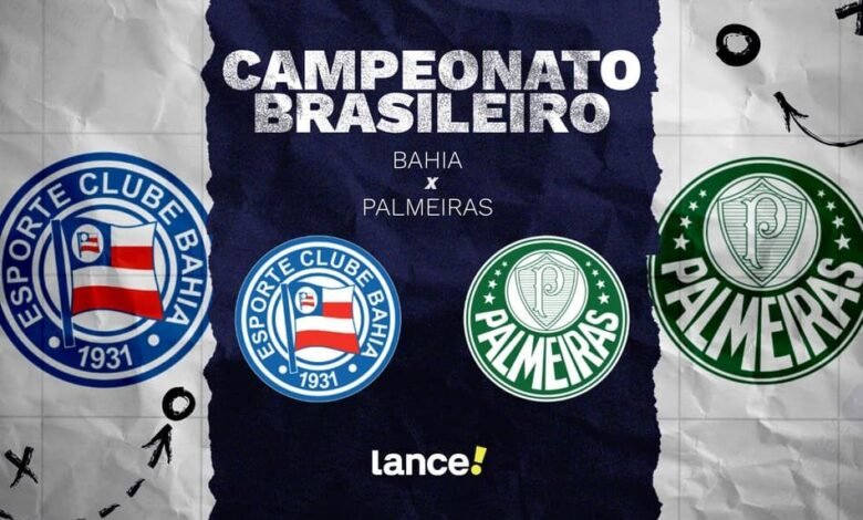 Partida entre Bahia e Palmeiras pelo Brasileirão com horários e informações detalhadas