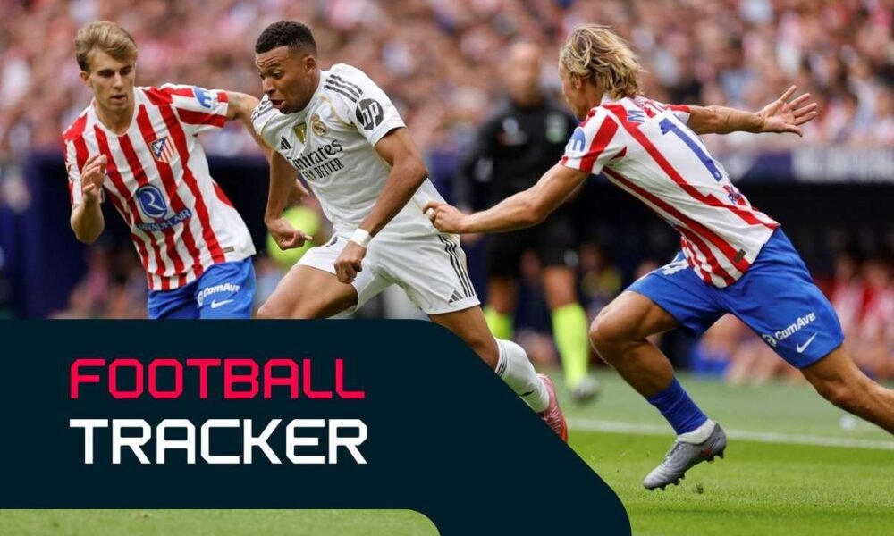 Football Tracker: Atleti & Real level in thrilling derby, Liverpool in trouble