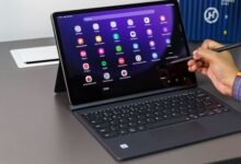 Promoção do Galaxy Tab S9 com acessórios inclusos e opções de parcelamento sem juros