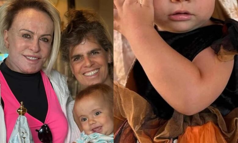 Neta caçula de Ana Maria Braga