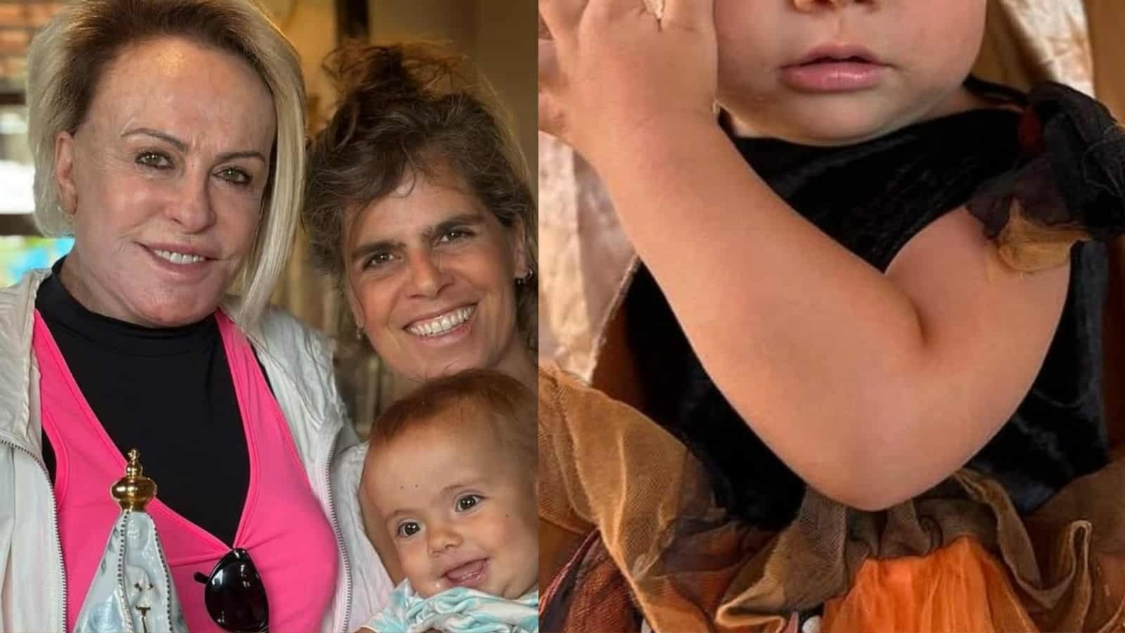 Neta caçula de Ana Maria Braga