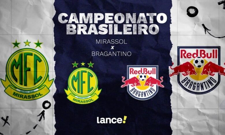 Partida entre Mirassol e Bragantino pelo Brasileirão com informações sobre onde assistir e detalhes do confronto