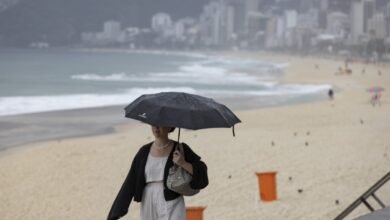 Semana começa com aproximação de frente fria ao Rio e pancadas de chuva; veja a previsão