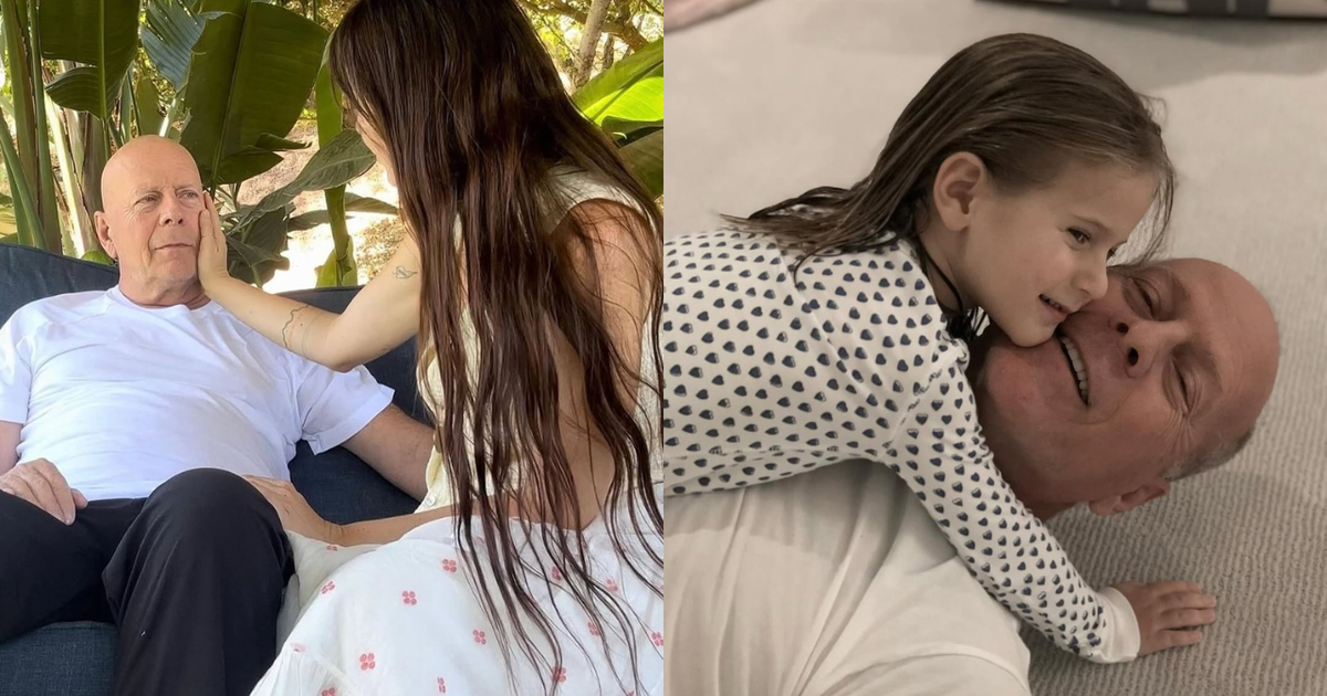 Esposa de Bruce Willis revela que as filhas 'sentem muita falta do pai'