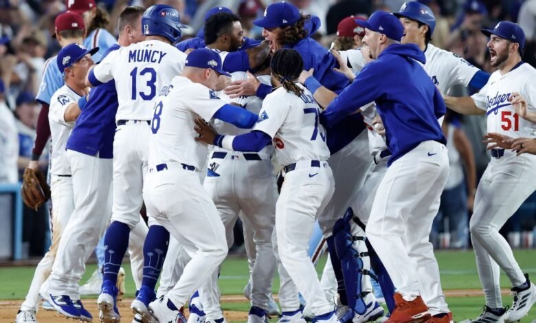 Dodgers win in 11 innings after Orion Kerkering's costly error
