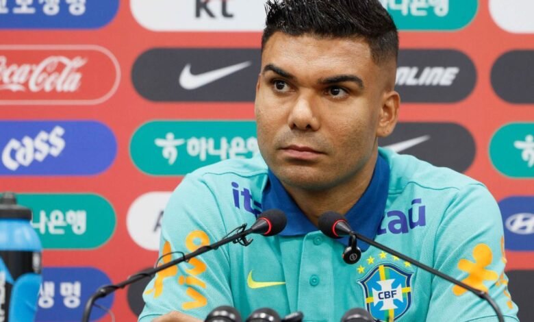 Capitão, Casemiro admite ciclo da seleção brasileira 'um pouco atrás' em comparação a 2022: 'Temos que ser sinceros'