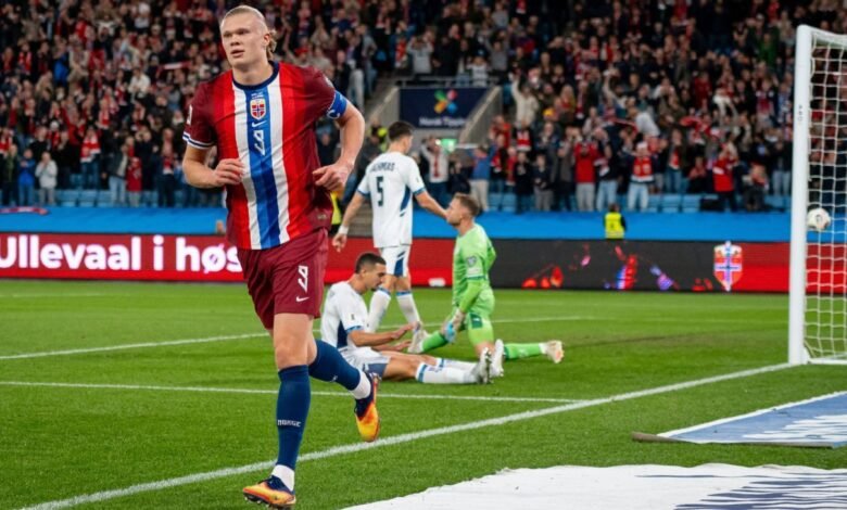Haaland é disparado o mais rápido a fazer 50 gols por seleções e destrói até Messi e Cristiano Ronaldo