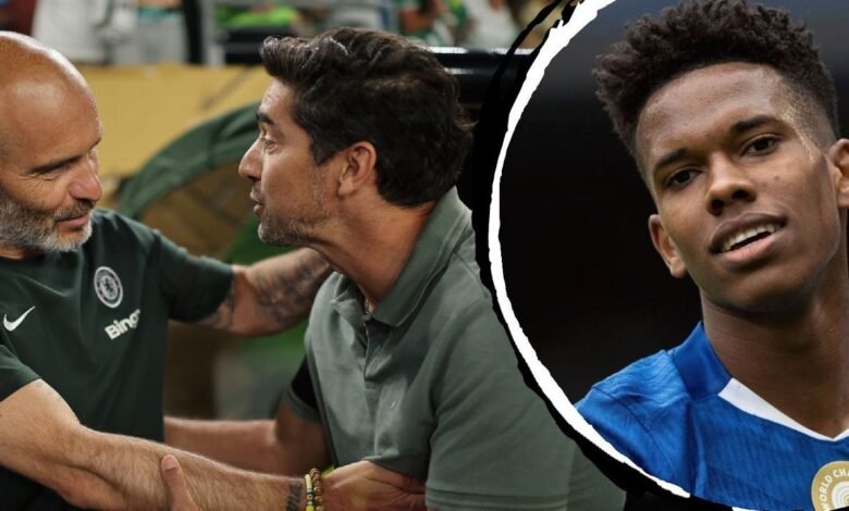 Como 'puxão de orelha' em Estêvão no Palmeiras chegou até o Chelsea e rendeu elogios de Maresca: 'Abel estava certo'