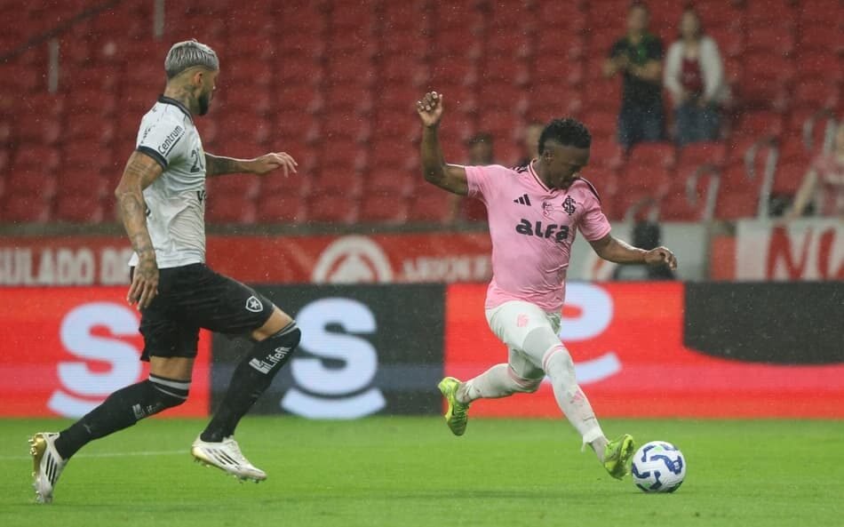Alexander Barboza expressa insatisfação com o desempenho do Botafogo após derrota frente ao Internacional