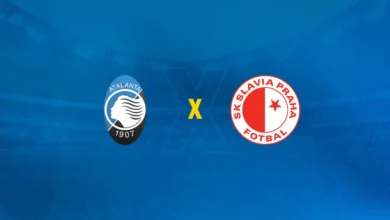 Escudos de Atalanta x Slavia Praga