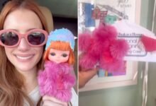Emma Roberts Dry Cleans Her Doll