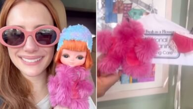 Emma Roberts Dry Cleans Her Doll