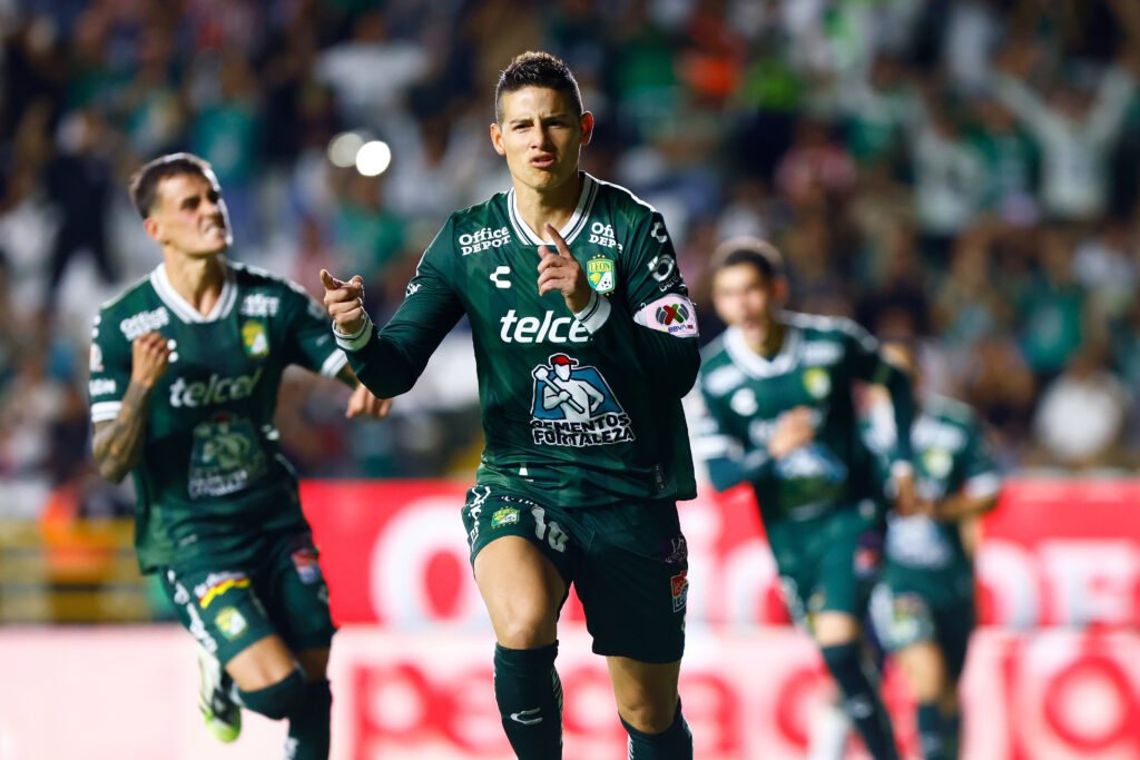 Estadísticas de gol de James Rodríguez en el duelo entre León vs Tigres