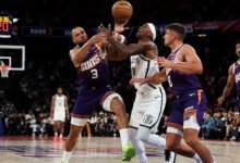 Suns' Dillon Brooks looks to lead by example defensively