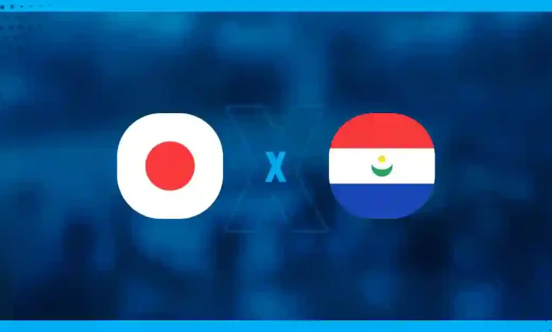 Bandeiras de Japão x Paraguai