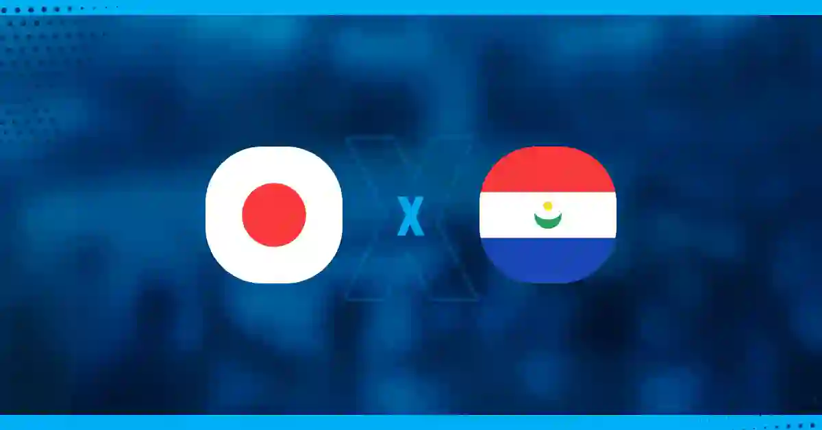 Bandeiras de Japão x Paraguai
