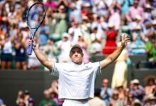 Sonay Kartal in the third round of Wimbledon 2025, London, UK