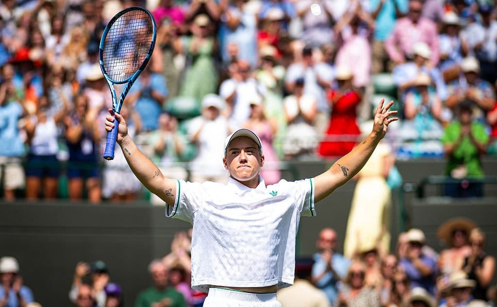 Sonay Kartal in the third round of Wimbledon 2025, London, UK