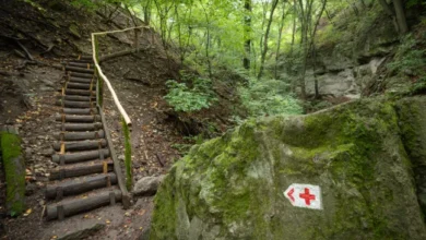 Popular Moonlight Gorge hiking trail