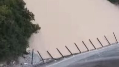 Mar avança sobre engorda de Ponta Negra e derruba cerca do Morro do Careca