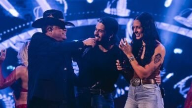 Ana Castela participa de show de Leonardo e dança juntinho a Zé Felipe