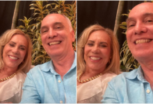 Arlete Salles publica foto raríssima com filho fruto do casamento com Lúcio Mauro: 'Felizes'