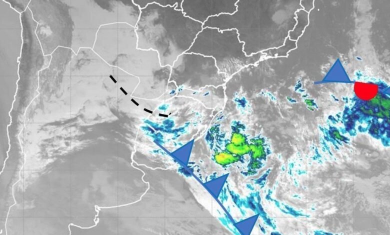 Ciclone deve provocar fortes chuvas e ventos intensos no sul do país