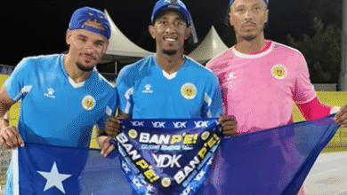 Jogadores da Seleção de Curaçao (foto: Divulgação)
