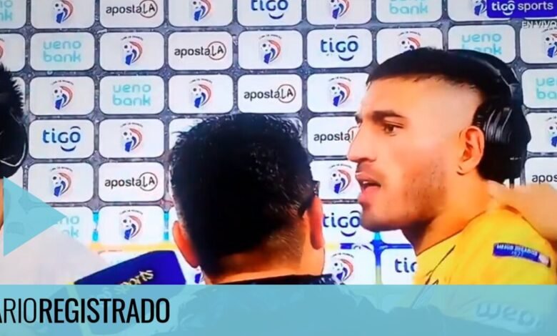 El 'andá pa' allá bobo' llegó a Paraguay: le tiraron una botella al arquero de Olimpia en medio de una nota