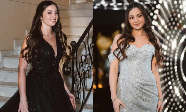 Flávia Alessandra mostra vestidos luxuosos usados pela filha Olivia em festa de 15 anos