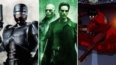 Seis filmes imperdíveis de ficção científica cyberpunk disponíveis para streaming, explorando futuros distópicos e tecnologias avançadas.