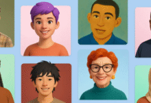 Interface da nova funcionalidade Copilot Portrait da Microsoft, destacando conversas mais naturais impulsionadas por IA.