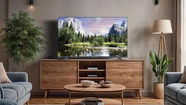 TV Philco de 43 polegadas em destaque como líder de vendas no Brasil, destacando mudanças nas preferências dos consumidores.
