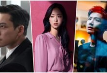 Cartazes promocionais dos novos lançamentos de outubro no Rakuten VIKI, incluindo os dramas 'Ambição do Amor', 'Sra. Incógnita' e 'Mobius', destacando cenas emocionantes e personagens envolventes.