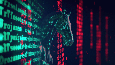 Imagem de um smartphone exibindo um navegador suspeito, enfatizando os riscos de segurança associados a um navegador chinês revelado como malware espião.
