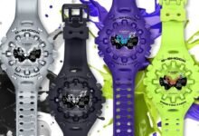 Relógio G-Shock GA-V01 da Casio com funções magnéticas inovadoras disponível no Brasil, destacando durabilidade e tecnologia avançada.
