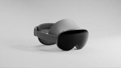 Headset Samsung Galaxy XR de Realidade Mista em breve lançamento, combinando realidade aumentada e virtual.