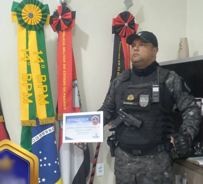 Tragédia na PB-359: Sargento da Polícia Militar morre em acidente de moto na zona rural de Santa Cruz