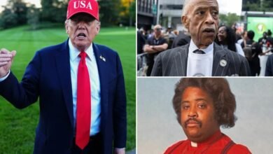 Trump mocks Al Sharpton with unflattering snap as calls for probe into his 'lowest rated' show