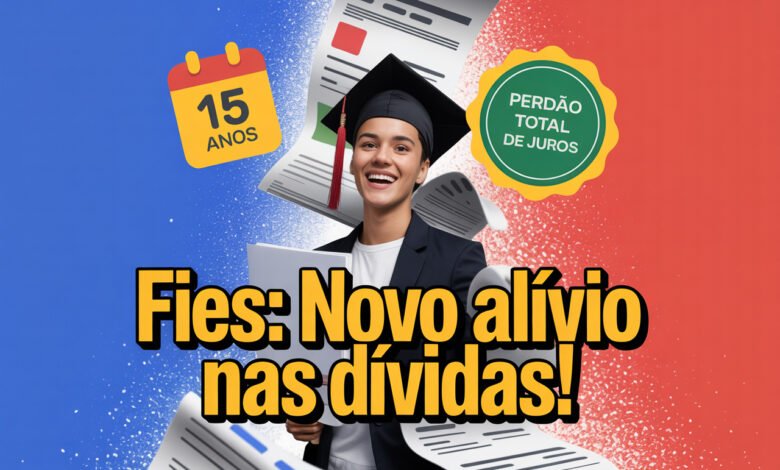 Com novas regras anunciadas em julho de 2025, renegociação do FIES permitirá parcelamento em até 15 anos e perdão total de encargos moratórios