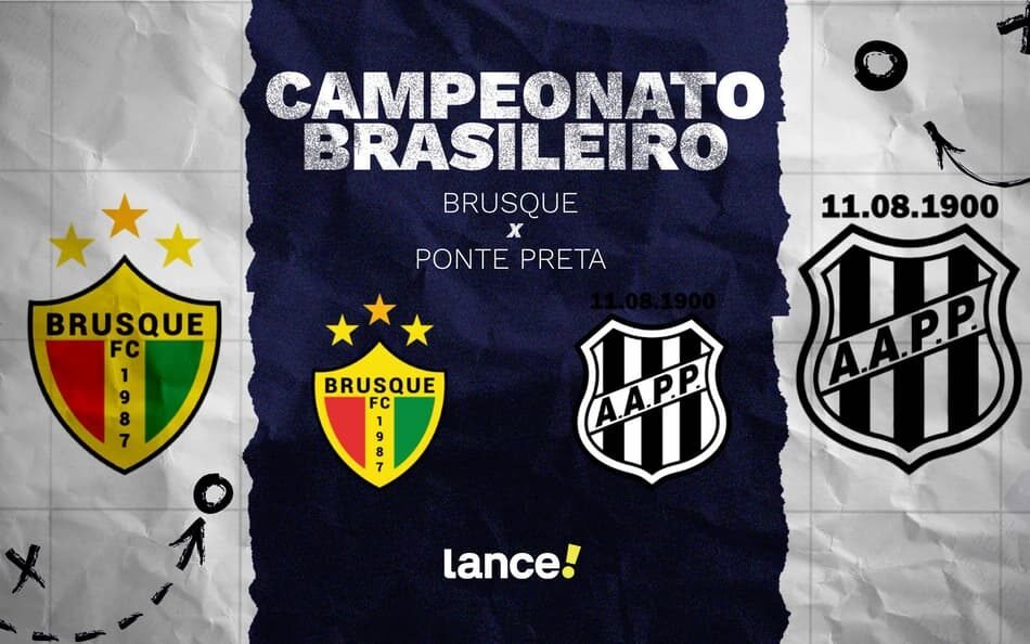 Imagem da partida entre Brusque e Ponte Preta, com detalhes sobre o jogo, transmissão ao vivo e contexto atual das equipes.