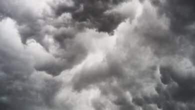 nuvens carregadas e frente fria em junho- previsão do tempo - região sul